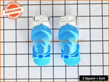 2 x SIMPSON HOOVER WESTINGHOUSE ELECTROLUX COLD WASHING MACHINE INLET VALVE VALVE ASSY 90DEG 10MM ID #360313